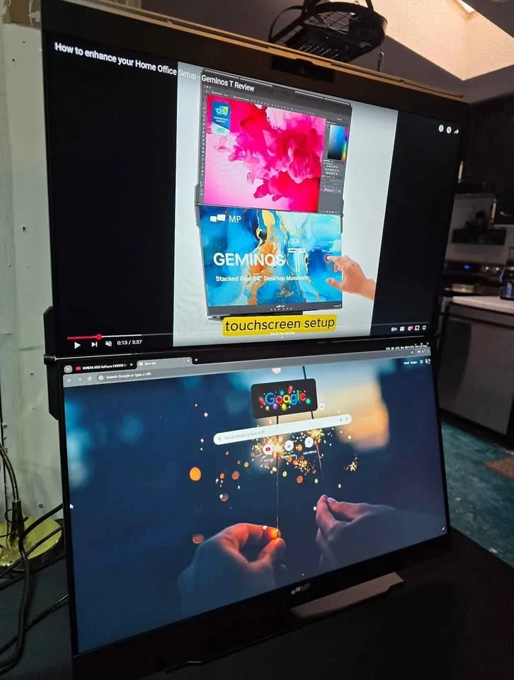Geminos T, a dual-stacked monitor image indicator(3)