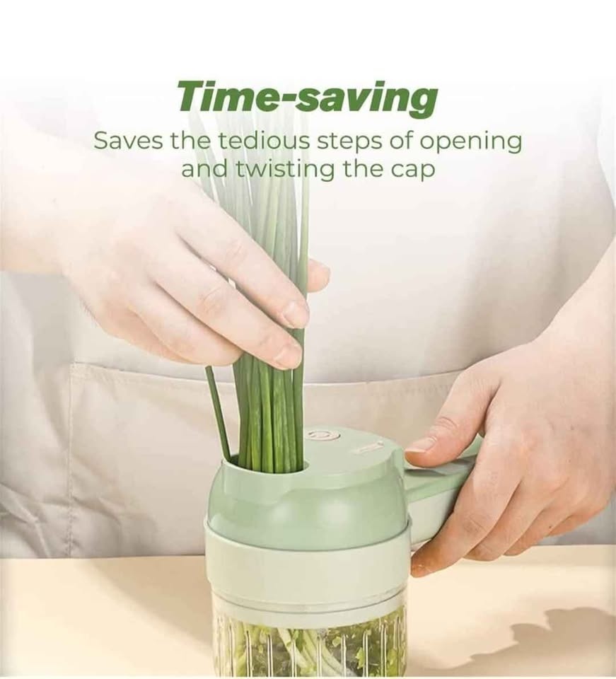Porodo LifeStyle 4-in-1 Portable Food Chopper - photo 4
