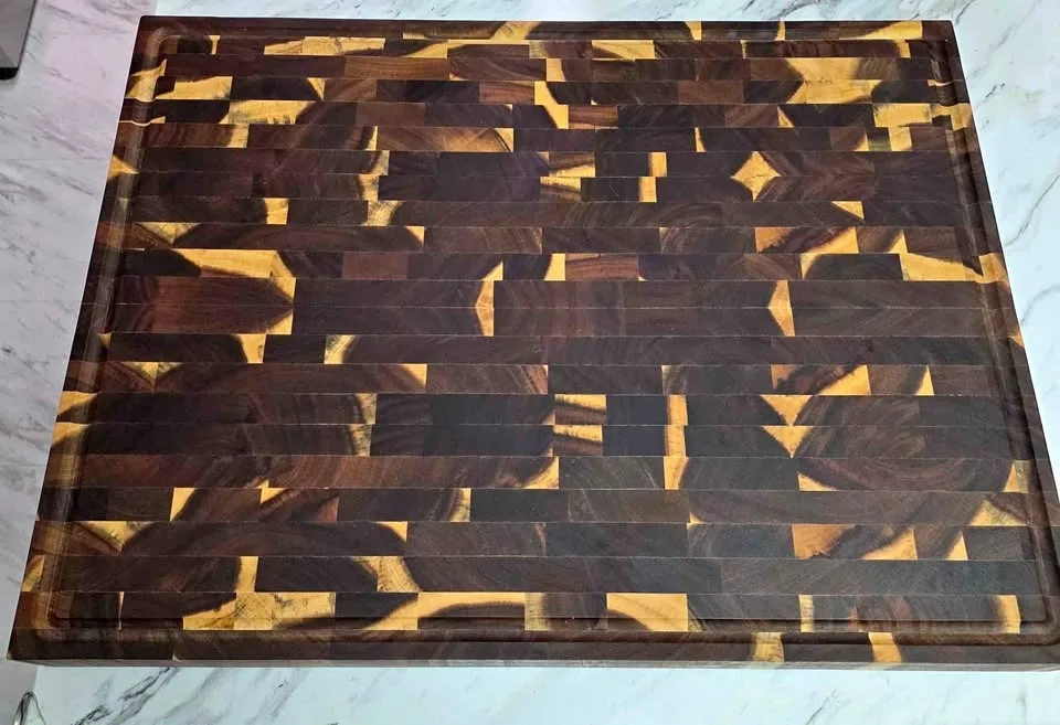 Acacia Wood Cutting Board 24x18x2 in Thick