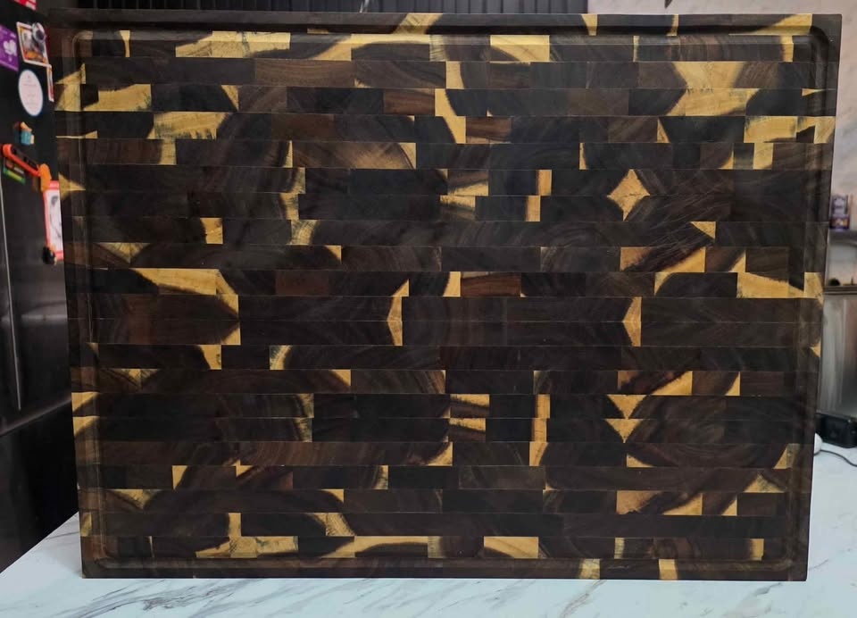 Acacia Wood Cutting Board 24x18x2 in Thick - photo 2