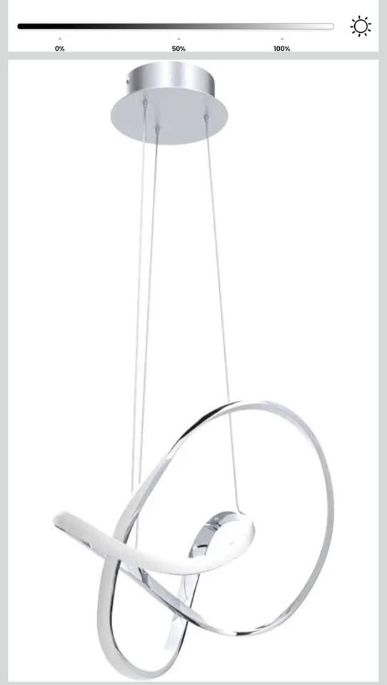 Modern Pendant Light with Irregular Ring Lights LED - photo 3