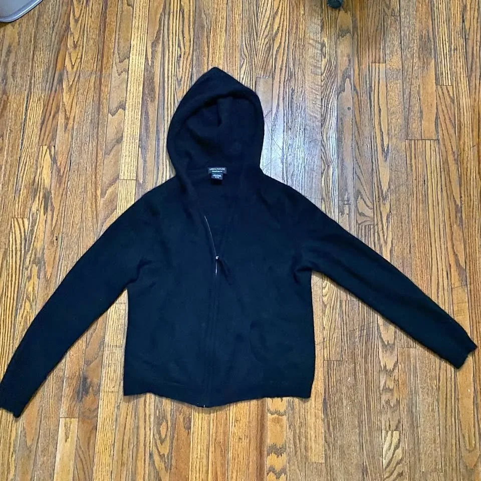 100% Cashmere Hoodie - Lord & Taylor