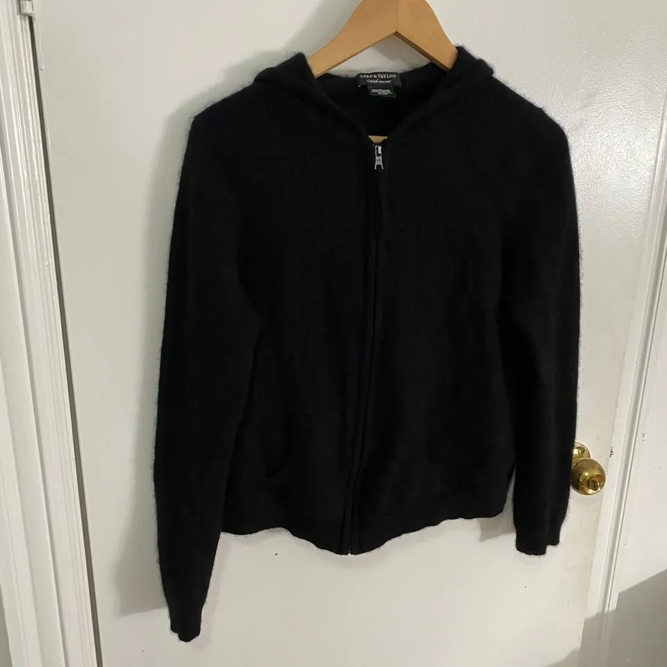 100% Cashmere Hoodie - Lord & Taylor image indicator(4)