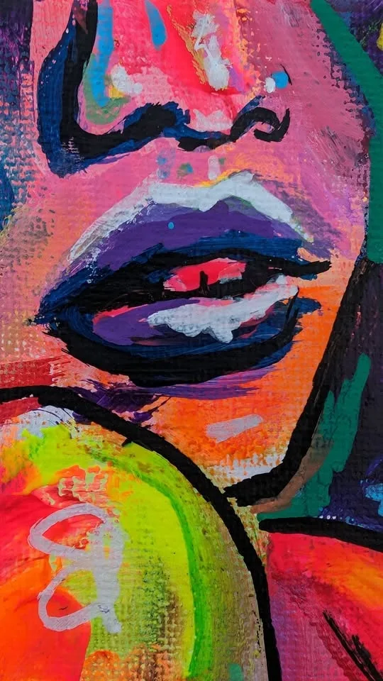 Comfortable With My Colours - Original Painting image indicator(5)