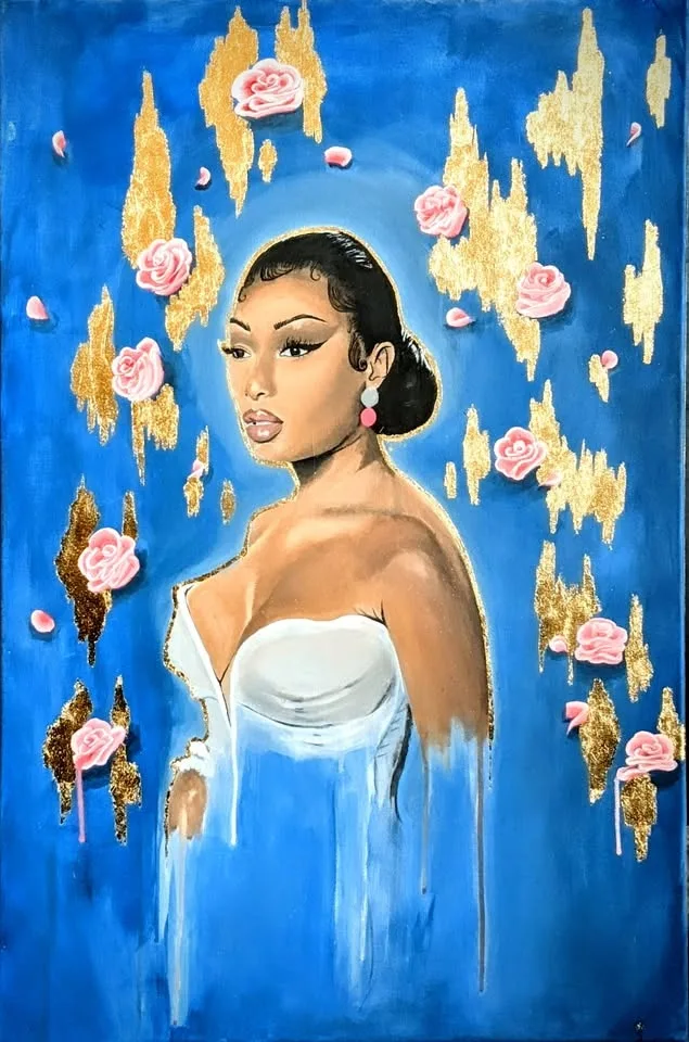 Megan Thee Stallion - Original Painting image indicator(2)