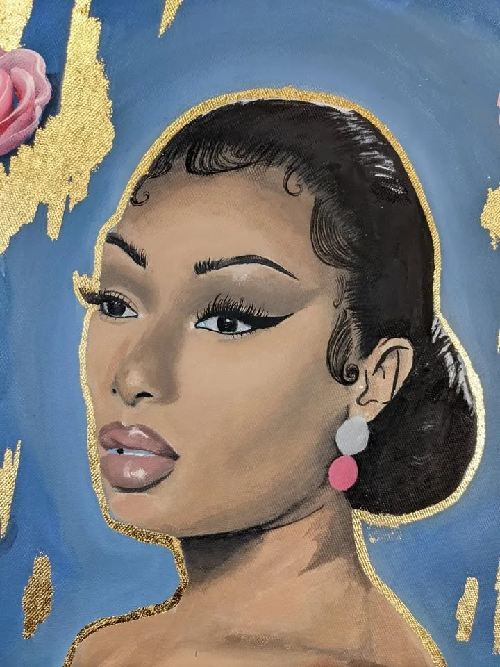Megan Thee Stallion - Original Painting image indicator(4)