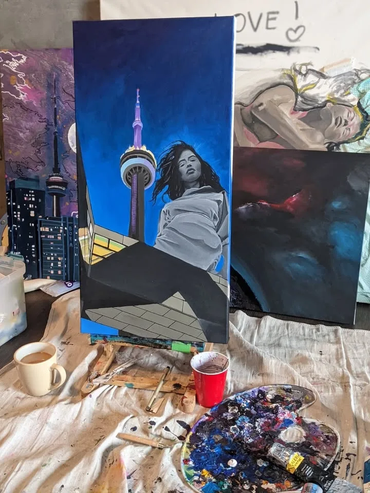 La Luna - Original Painting image indicator(3)