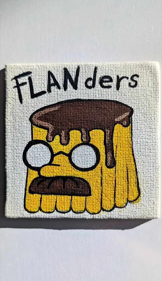 FLANders - Hand Painted Fridge Magent