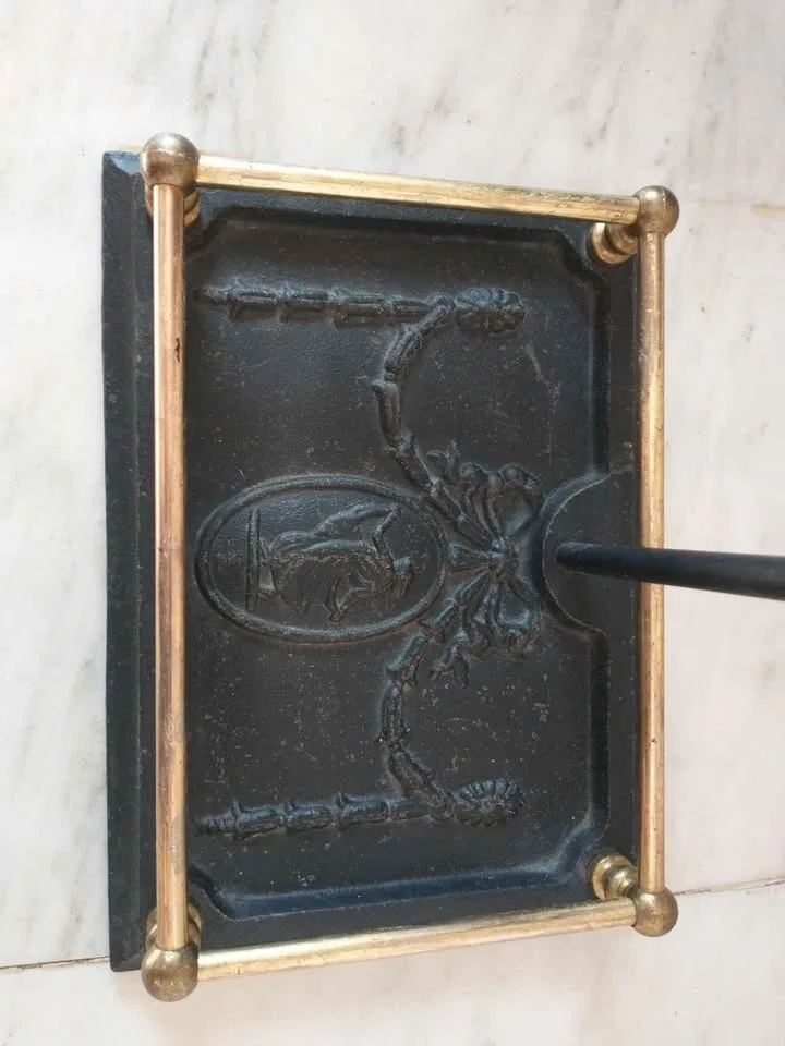 RARE VINTAGE Fireplace Tool Set and Stand; READ FULL Desc image indicator(4)