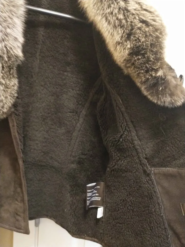 DANIER Leather Winter Jacket; Removable Fox Fur image indicator(4)