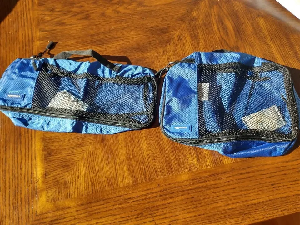 Amazon Basics 4-piece Travel Cubes; Never Used image indicator(5)