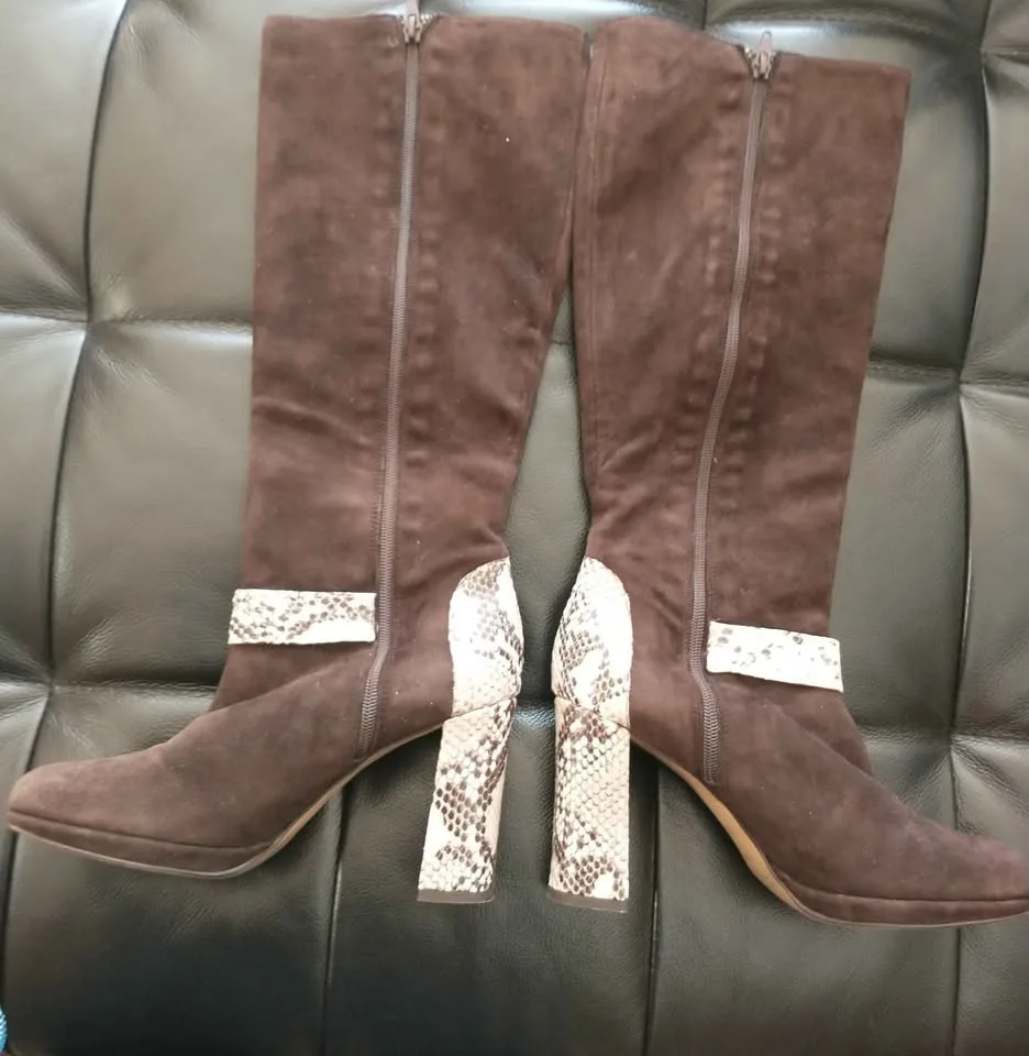 RARE Italian "Massimo Baldi" Boots; Size 39; NEVER USED image indicator(4)