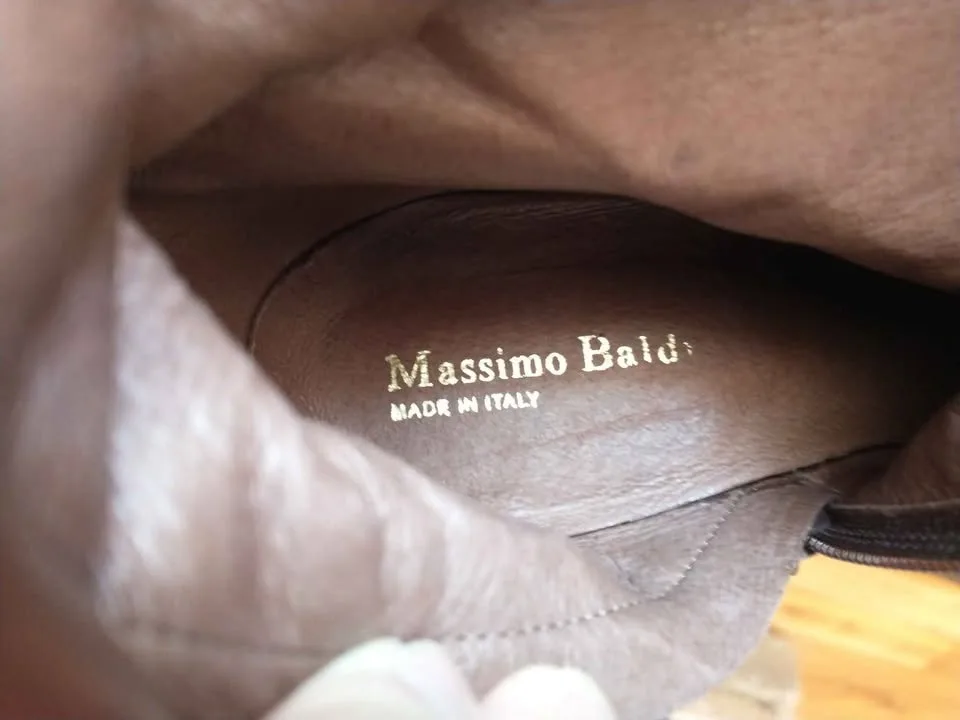RARE Italian "Massimo Baldi" Boots; Size 39; NEVER USED image indicator(6)