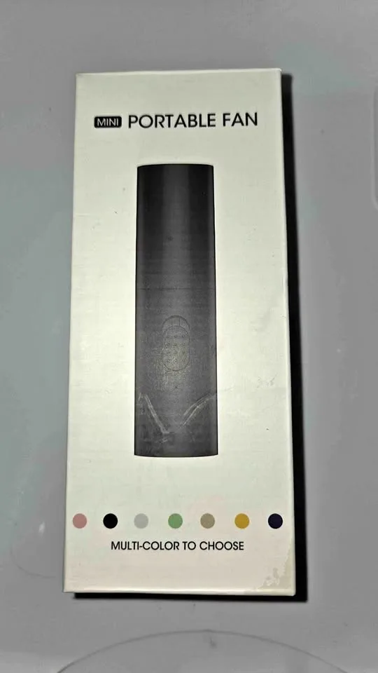 Mini portable fan USB rechargeable