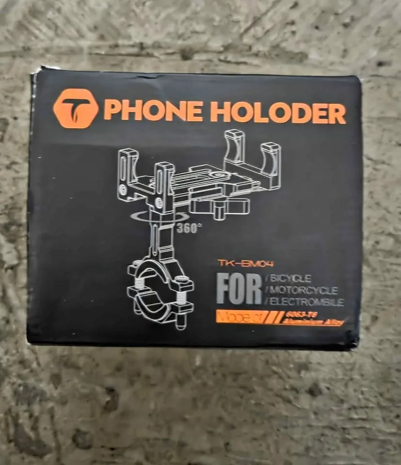 Phone holder for bike or motorcycle