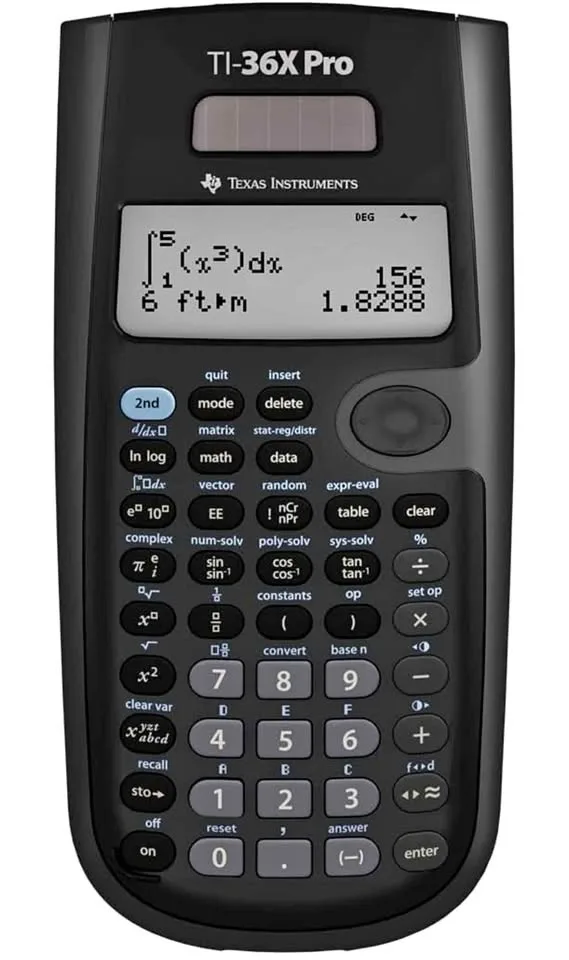 Texas instruments ti 36x pro calculator