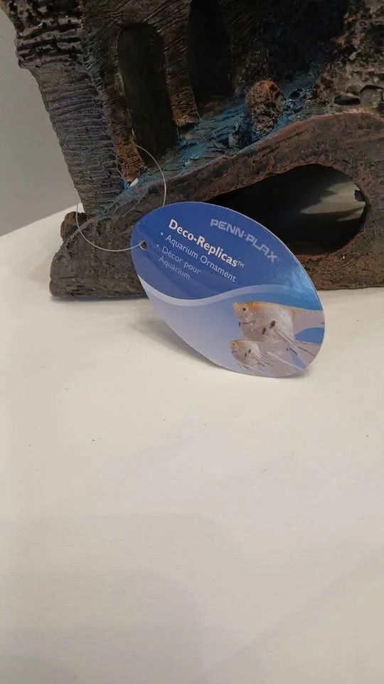 Penn-Plax Aqua Ornament Super Castle Aquarium Decoration image indicator(4)