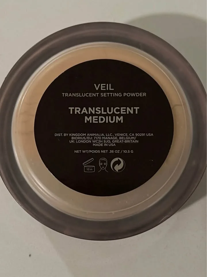 Hourglass translucent setting powder image indicator(2)