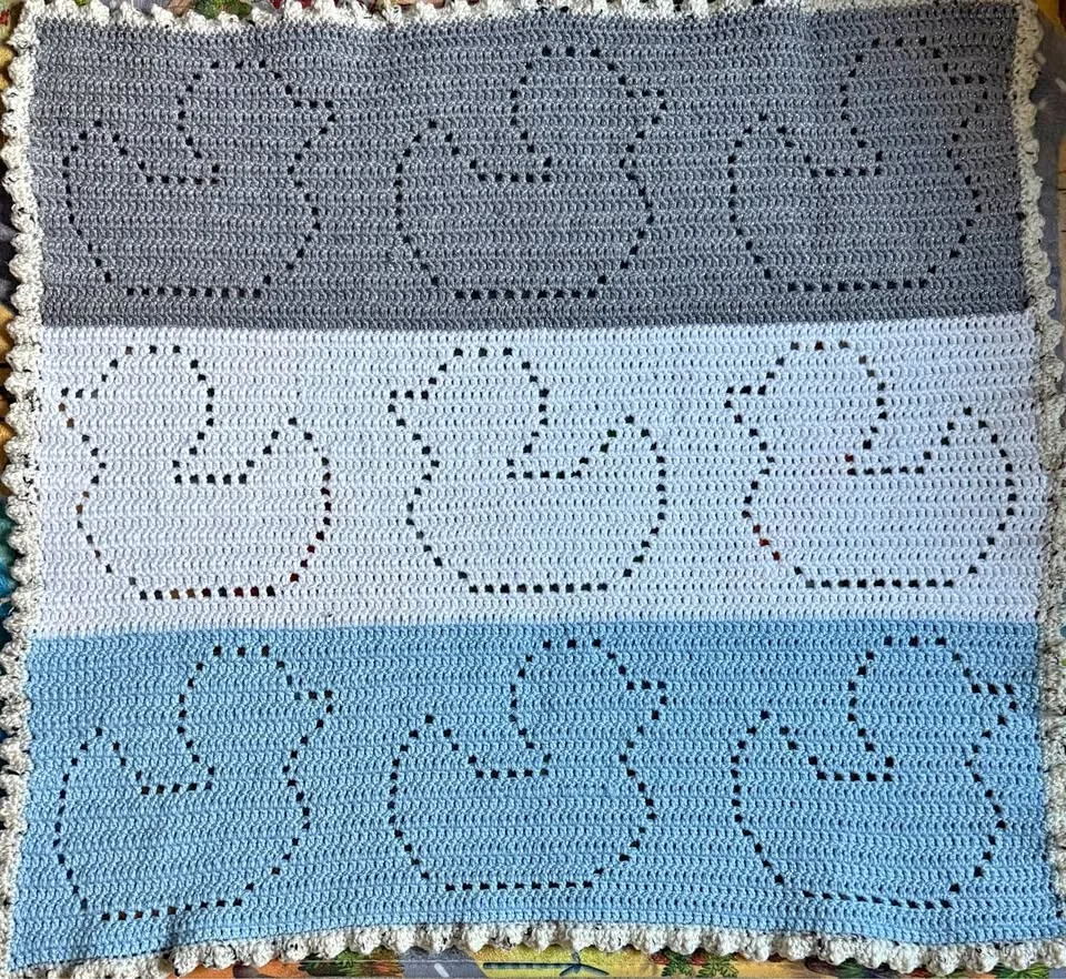 Crochet baby blanket