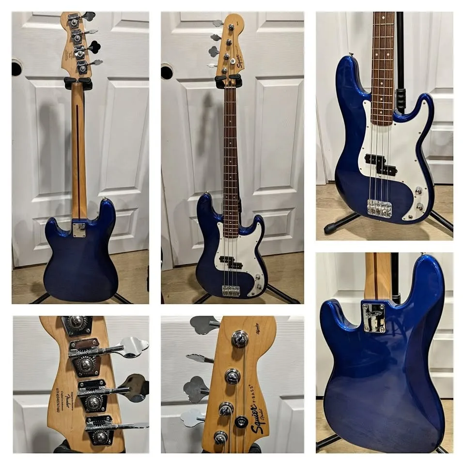 $280 Squier Precision Bass - Blue