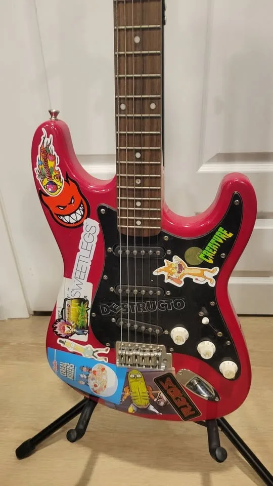 $180 Barracuda Stratocaster Electric Guitar image indicator(3)