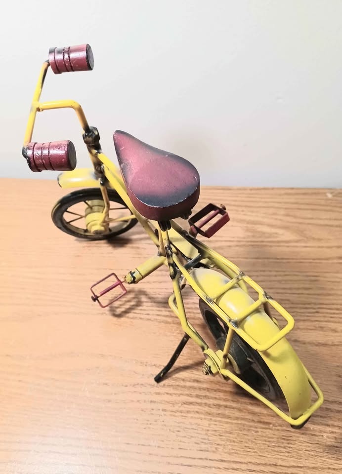 Vintage Hand Crafted Metal Bicycle - photo 3