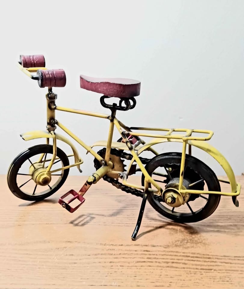 Vintage Hand Crafted Metal Bicycle - photo 4