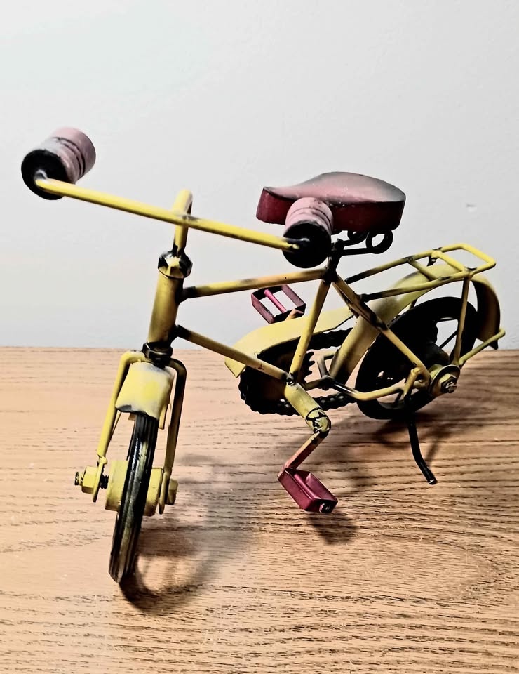 Vintage Hand Crafted Metal Bicycle - photo 5
