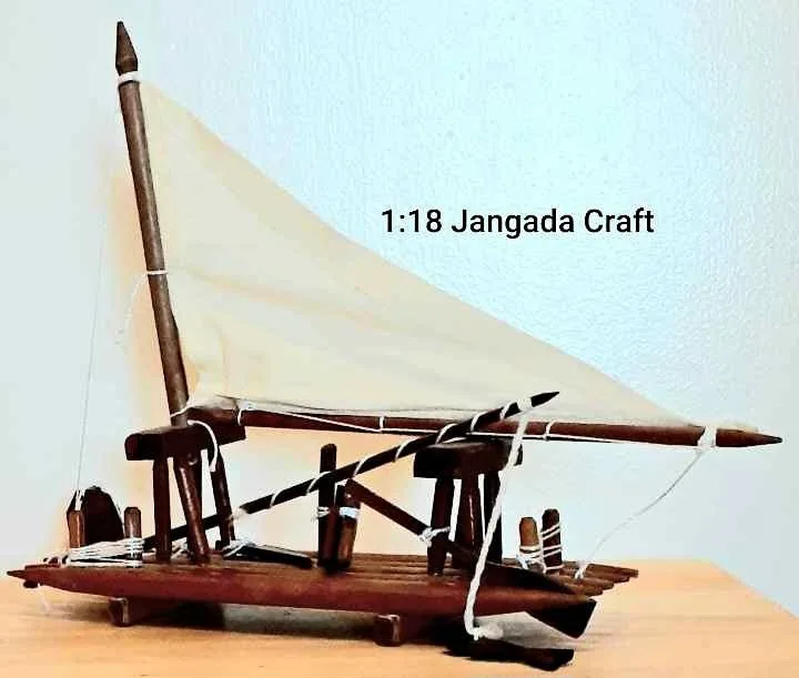 Uniqe Rare Handmade Jangada Craft Replica