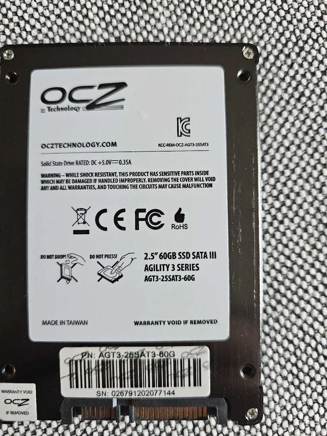 OCZ 60GB SSD