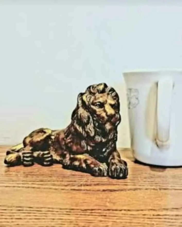 Unique Antique 18th Century Lion Sculpture image indicator(6)