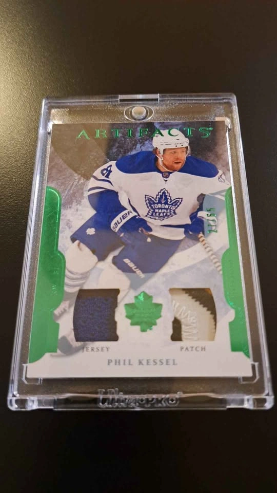2011- 12 Upper Deck artifacts, Phil Kessel, emeralds/ game w o r - photo 3