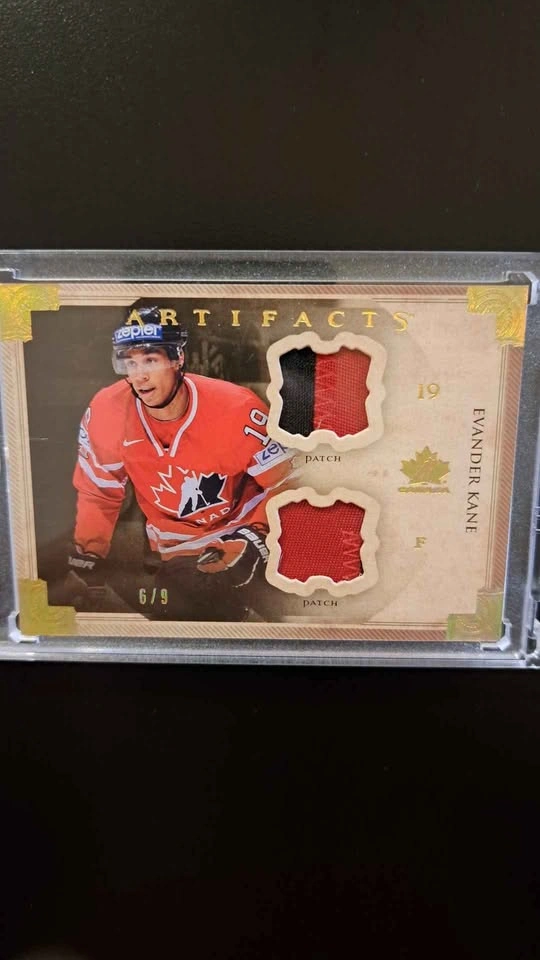 2013-14 Upper Deck artifacts, Evander Kane, Gold SP 6/9! - photo 5