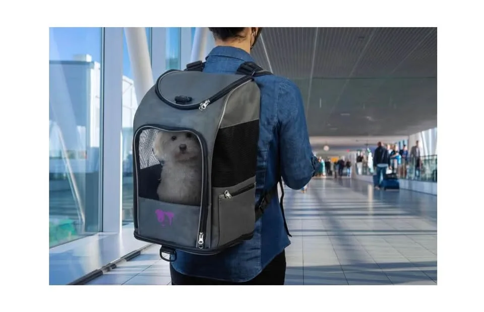 Brand New TrustyPup 2-In-1 Dog Travel Backpack Pet Carrier image indicator(2)