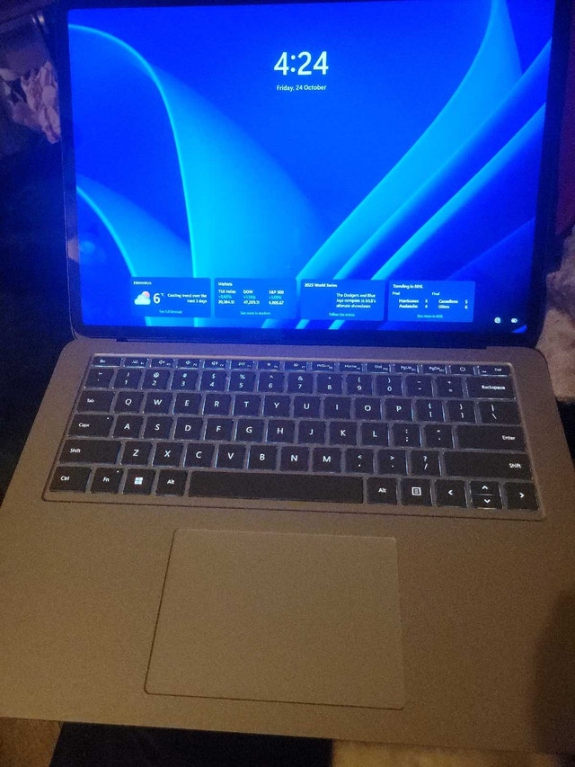 Microsoft studio laptop.retails $4200