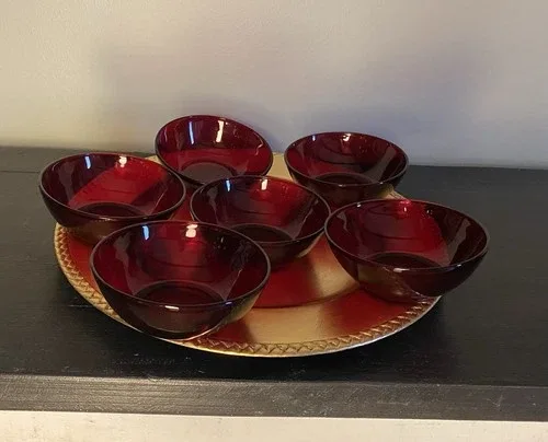 Depression Glass - Royal Ruby Red Collection image indicator(4)