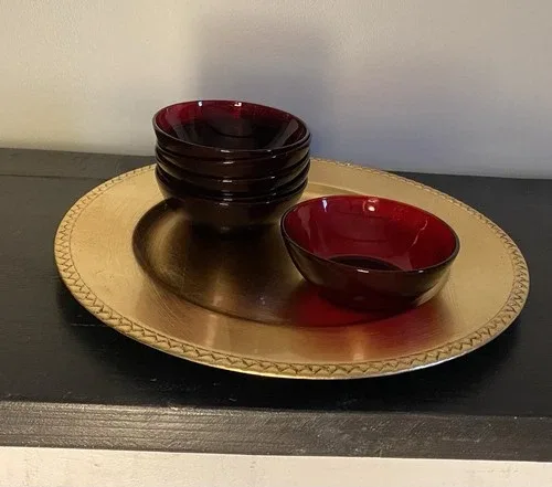 Depression Glass - Royal Ruby Red Collection image indicator(5)