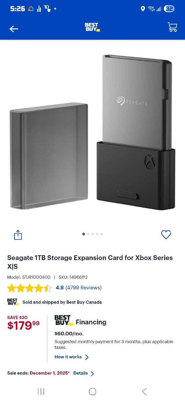 Seagate 1TB Storage Expansion for Xbox Series X/S - photo 4