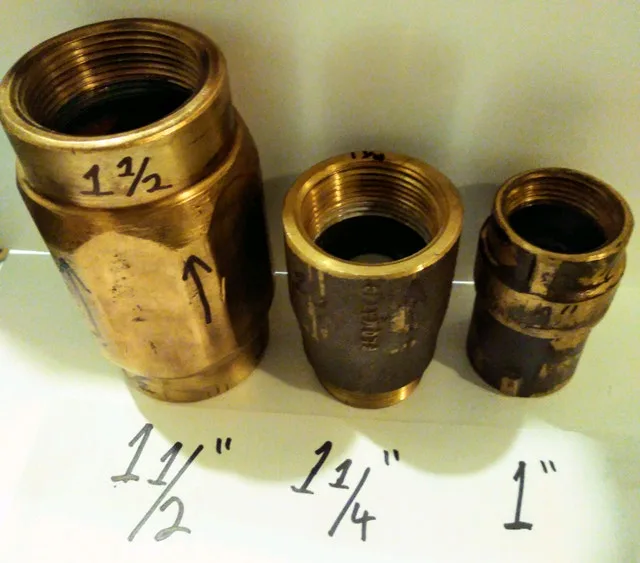 Check Valve 3/4, 1, 1-1/4 inch, 1-1/2 inch Call 705-440-9159 image indicator(2)