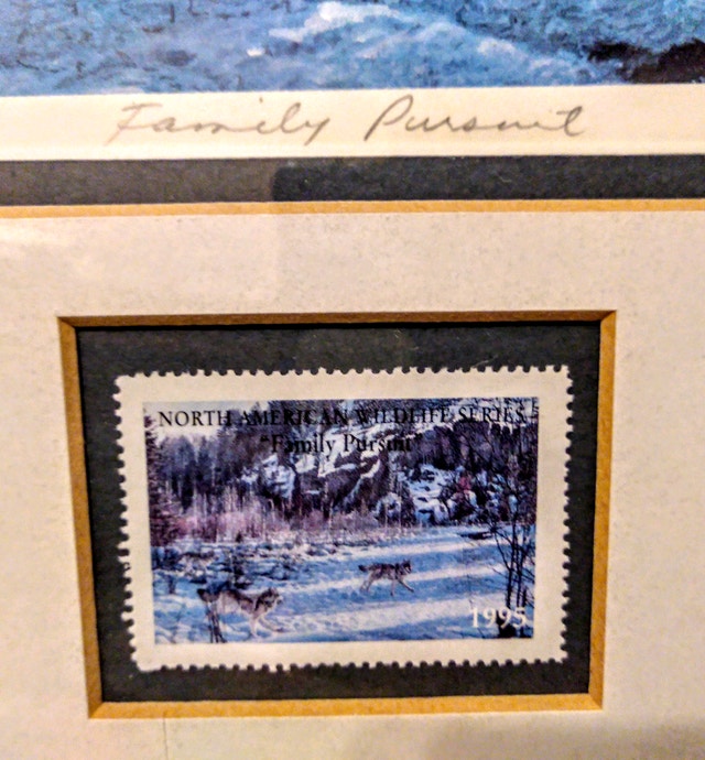 Signed Print Paul Rankin original stamp - photo 5