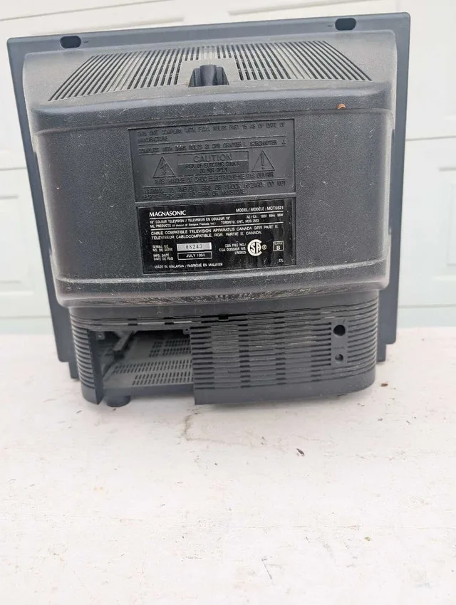 TV plastic television shell 19 in cross corner to corner image indicator(2)