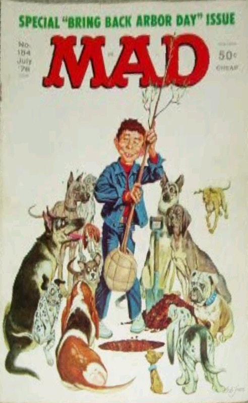 Vintage Mad Magazine issue 184 July 1976 special - photo 2