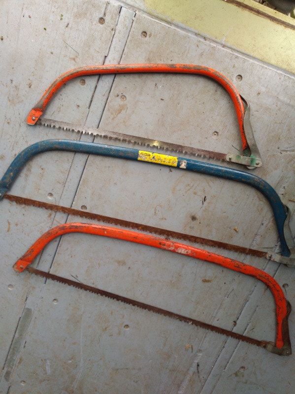 European Buck or Bow Saws Make Offer Call Text 705-440-9159 - photo 2