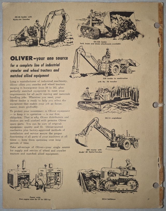 OLIVER parts book - photo 3