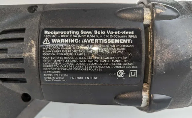 Sawzall reciprocating saw make an offer image indicator(3)