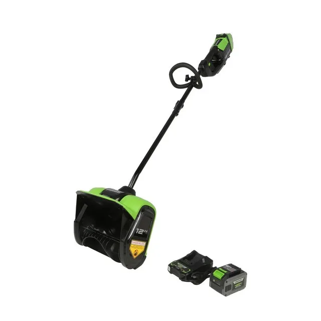 Greenworks 48V Snow Shovel, Thrower Includes Battery image indicator(6)
