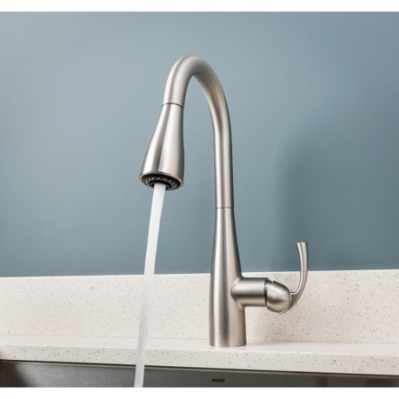 NEW MOEN Essie Kitchen Faucet with Soap Dispenser - photo 3