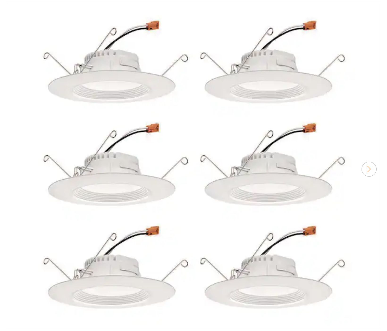 Contractor Select LED Retrofit White Recessed Light - New - photo 2