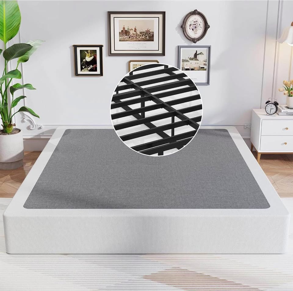 New Full Size Box Spring, 8 Inch Heavy Duty Metal Frame - photo 2