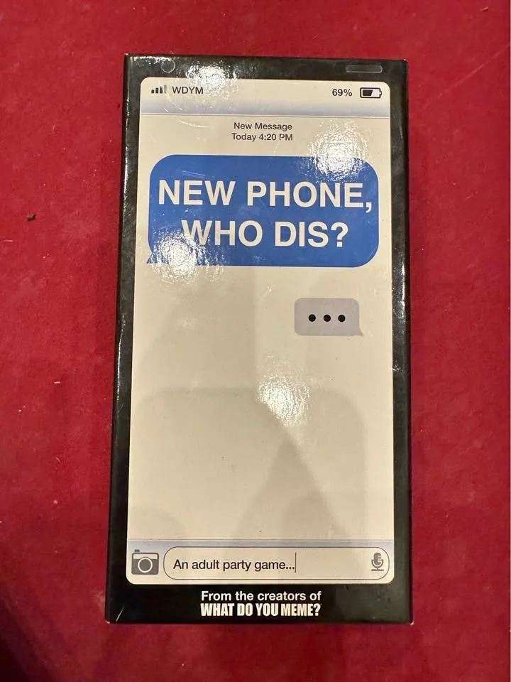 New Phone, Who Dis? Adult Party Game!